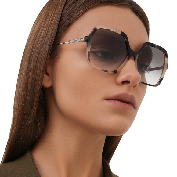 NEW BURBERRY BE4324 3005/2Q SQUARE WIMEN’S SUNGLASSES BURBERRY BE 4324 - Picture 4 of 13